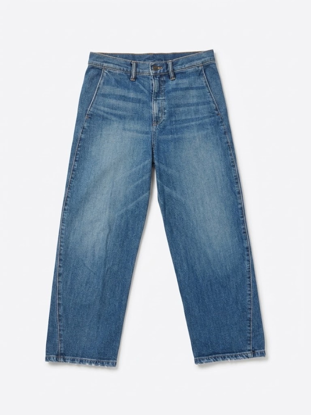 Vince Cropped Barrel Jeans size 29 medium blue